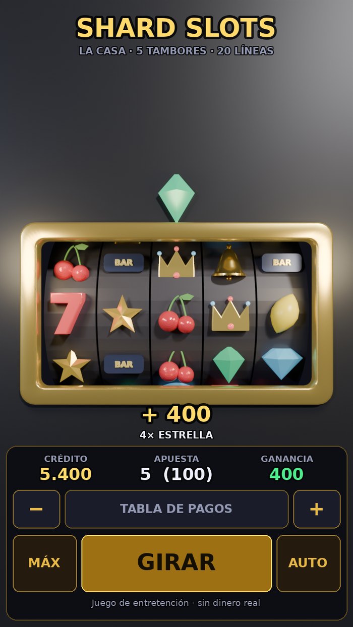 Composición 3D del juego en formato vertical
